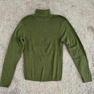Vintage Steve & Barry's Olive Turtleneck Sweater